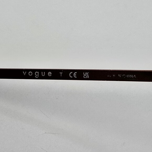 Vogue VO5305-B 2762 Blue Transparent Bronze Rhinestone Eyeglasses Frame w/ Case - Picture 9 of 15